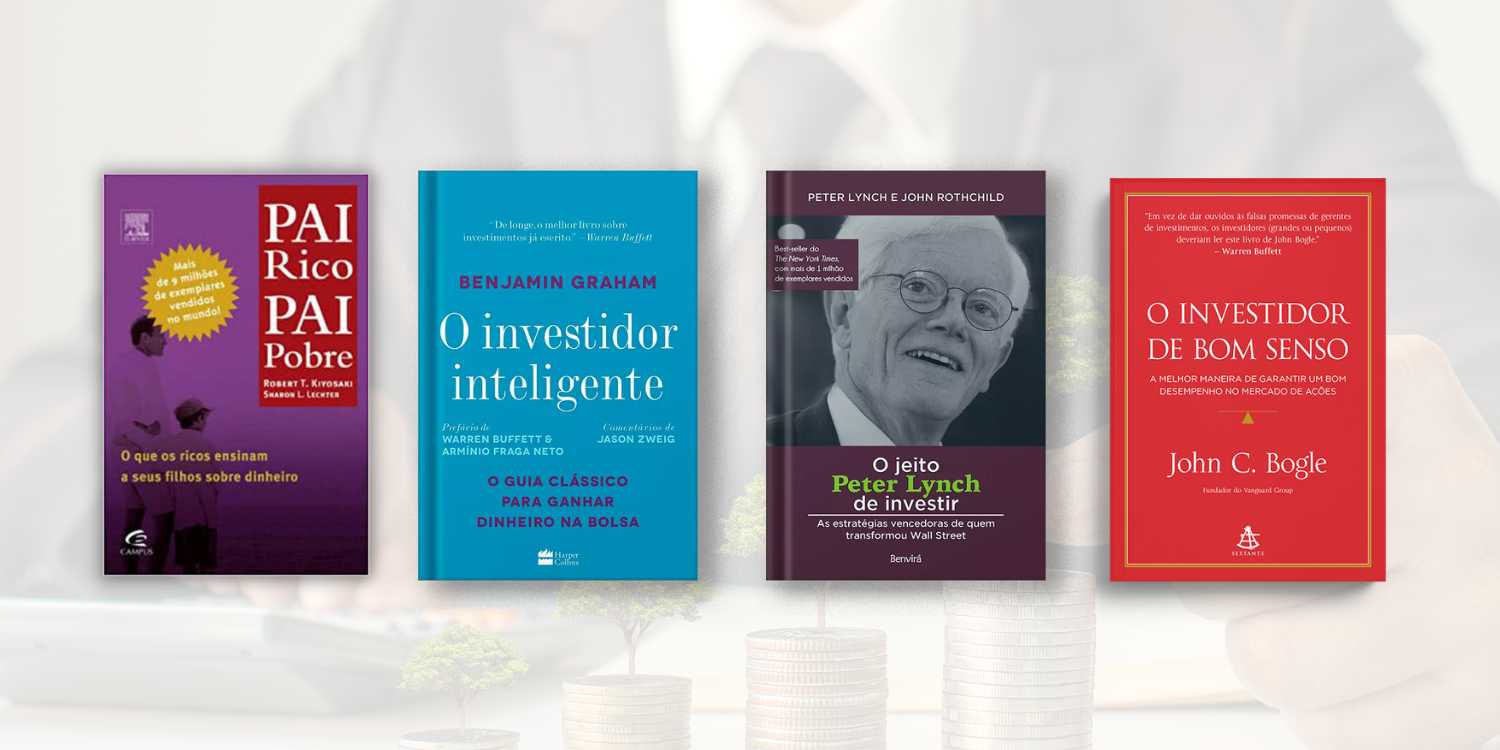 10 livros de investimento que vão expandir sua visão de mercado