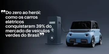 Do zero ao herói como os carros elétricos conquistaram 39% do mercado de veículos verdes do Brasil