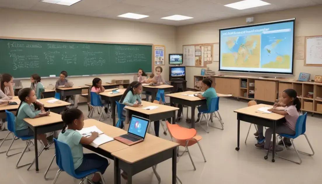 Previsões de resultados educacionais em 2025