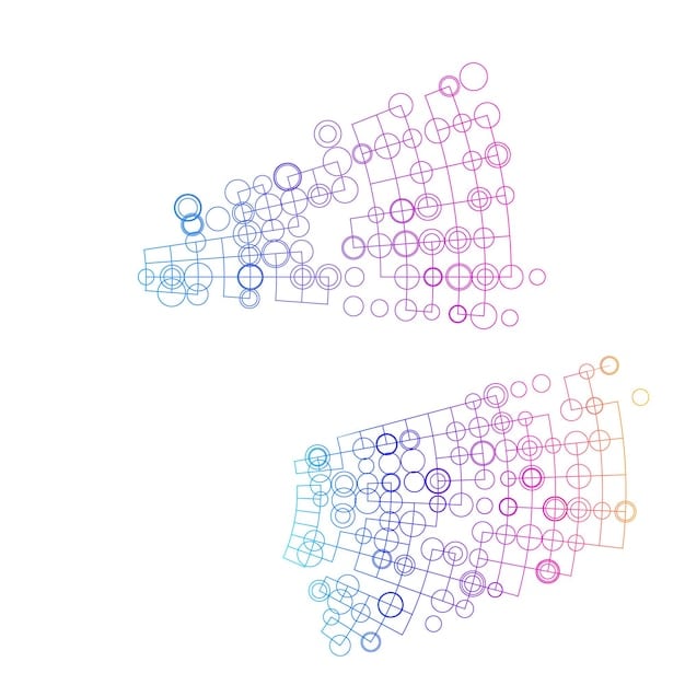 A stylized graphic showing interconnected nodes representing different industries (healthcare, finance, education, etc.) with lines connecting them to a central AI hub. The color scheme is modern and tech-focused.