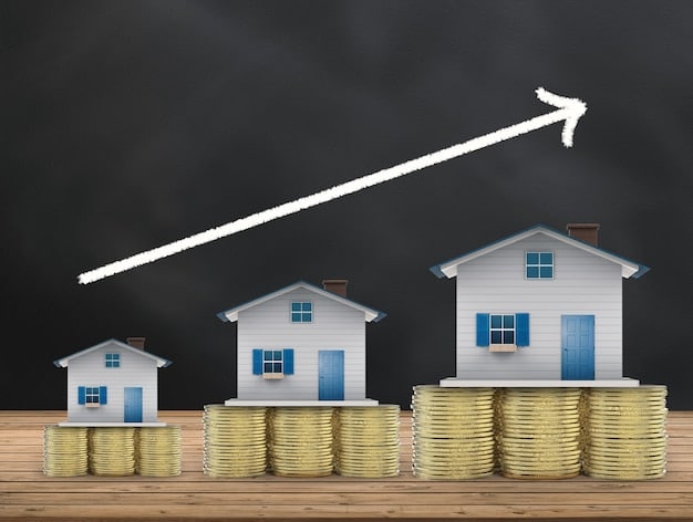 A graph showing the relationship between interest rates and mortgage payments. The graph should clearly illustrate how higher interest rates lead to increased monthly payments and total cost.