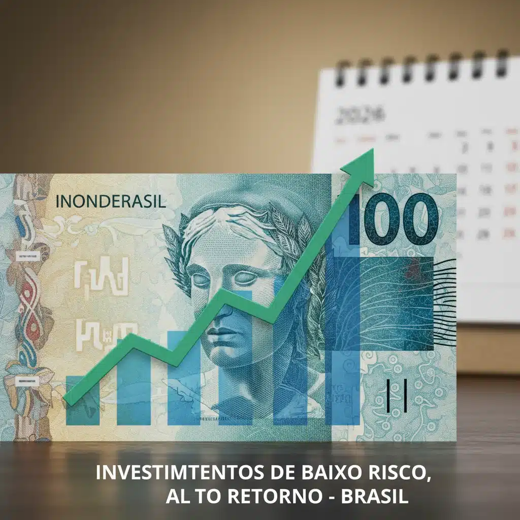 Investimentos de Baixo Risco: As 3 Melhores Opções para 2026 no Brasil com 12%+ de Rentabilidade