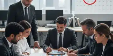 Group reviewing 2026 tax code changes documents