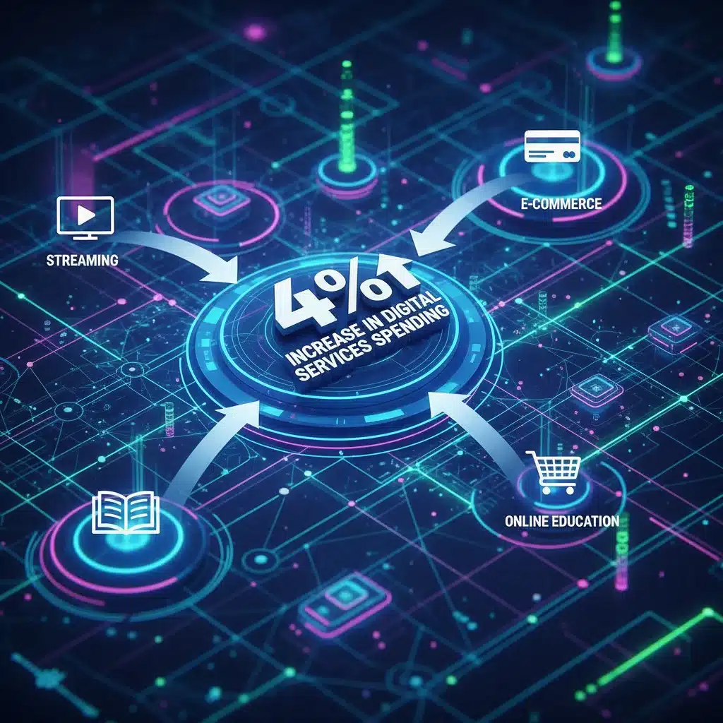 Consumer Spending Habits 2026: Digital Services Surge 4%