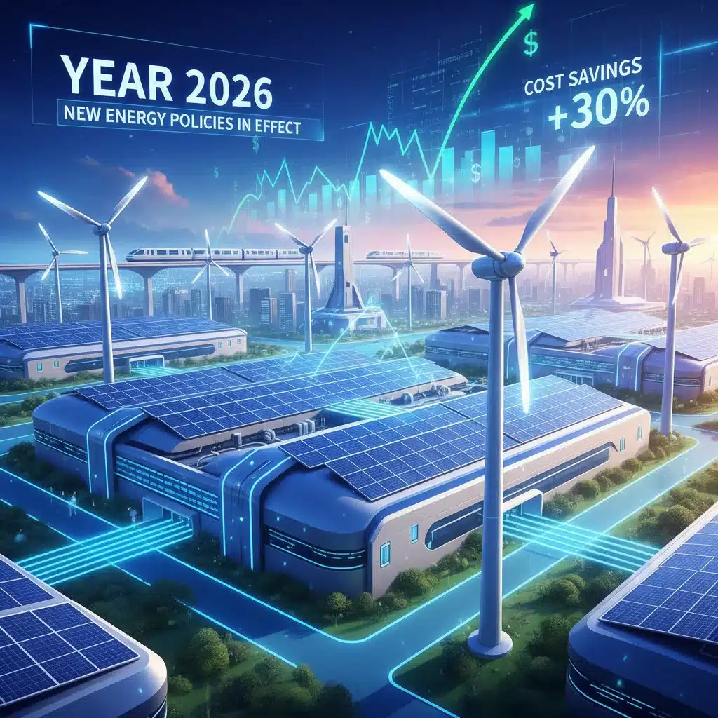 Energy Policy 2026: How New Subsidies Can Reduce Business Operating Costs by 10% (RECENT UPDATES, FINANCIAL IMPACT)