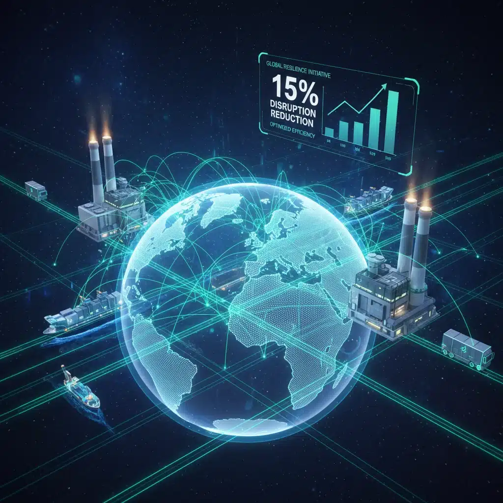Supply Chain Resilience 2026: 15% Disruption Reduction & Manufacturing Stock Boost