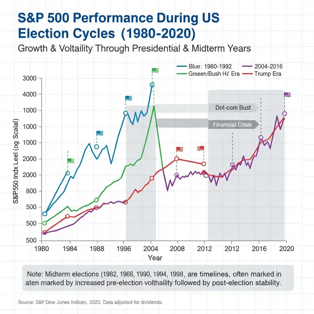 Historical S&P 500 performance during election cycles