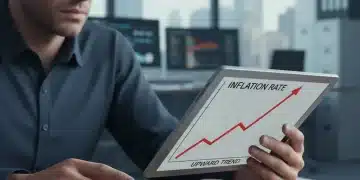 Decoding 2026 Inflation Report: Protect Savings from Decline Financial graph showing inflation with coins and banknotes representing savings