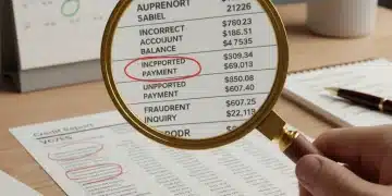 Credit Report Errors in 2026: Find and Fix Discrepancies to Boost Your Score Magnifying glass examining credit report errors for 2026 financial planning