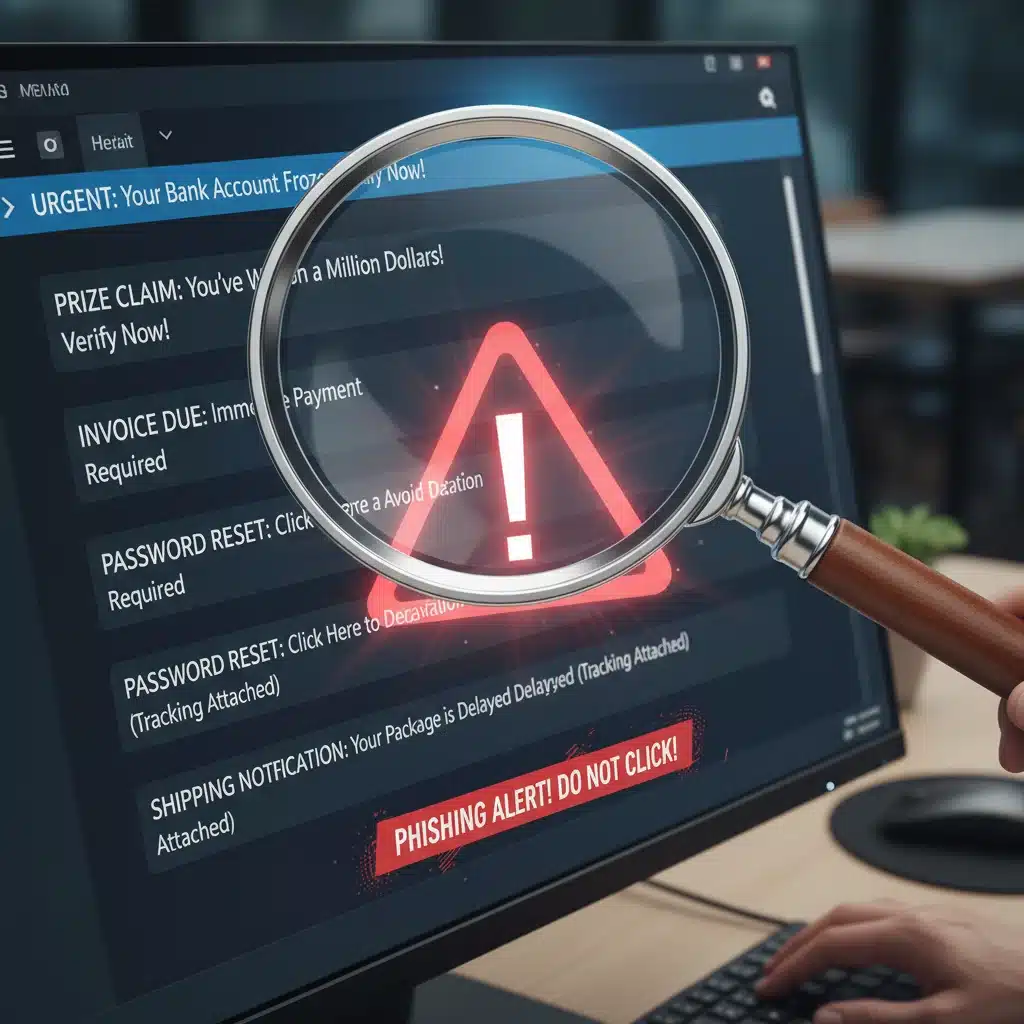 Spotting phishing emails and suspicious online activity