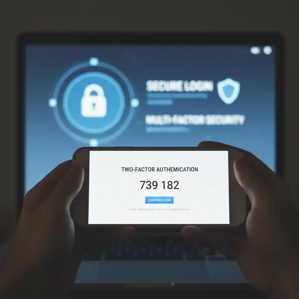 Two-factor authentication on smartphone for enhanced security