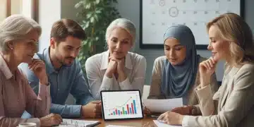 Family reviewing estate plan with financial advisor in 2026
